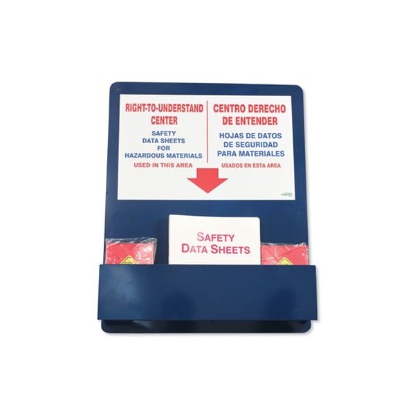 Impact Products Impact, BILINGUAL inRIGHT-TO-UNDERSTANDin SDS CENTER, 25W X 5.2D X 30H, BLUE/WHITE/RED 799112 - main
